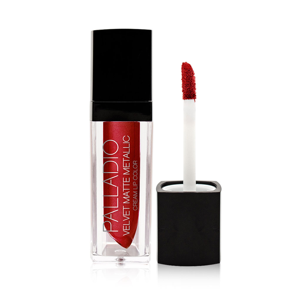 Velvet Matte Metallic Cream Lip Color - Ritzy