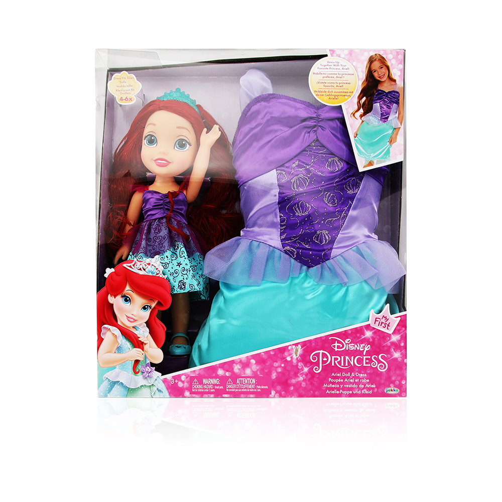 Princess Ariel Doll And Dress Edition - Age 3+