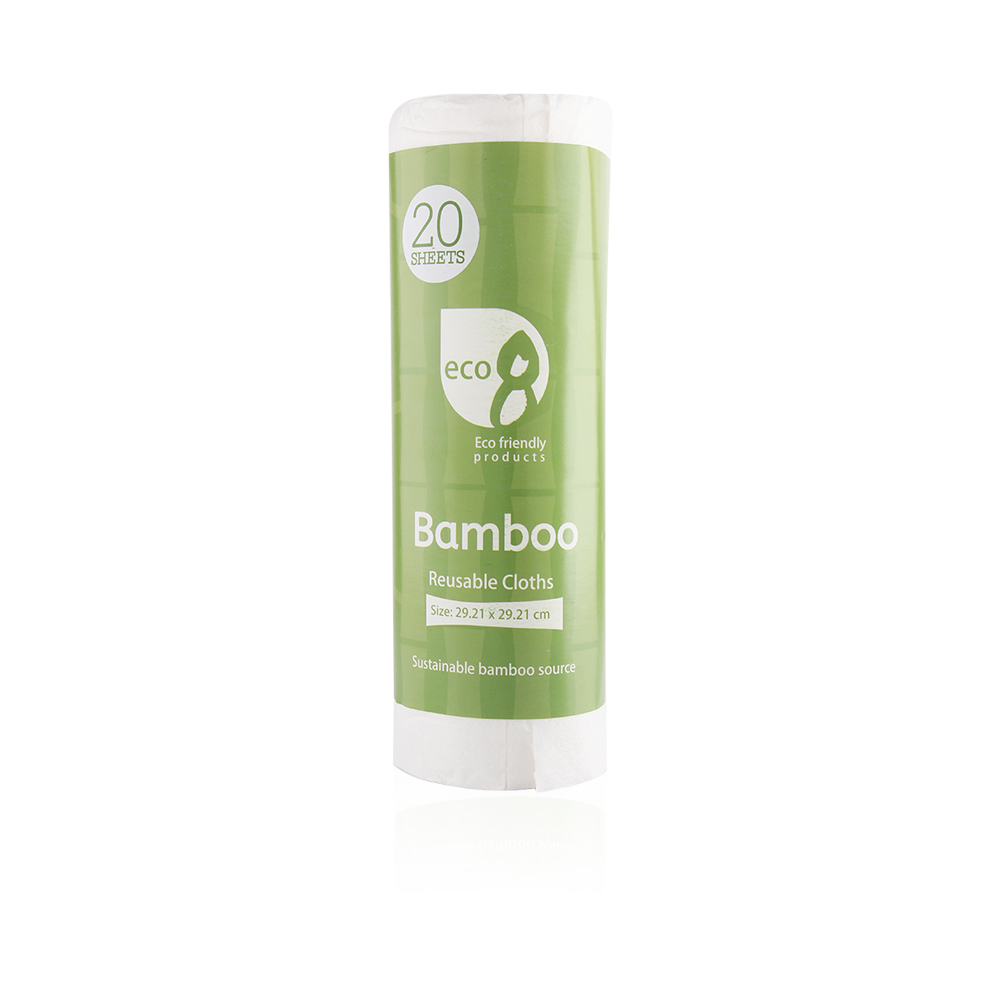 Reusable Bamboo Towels - White    