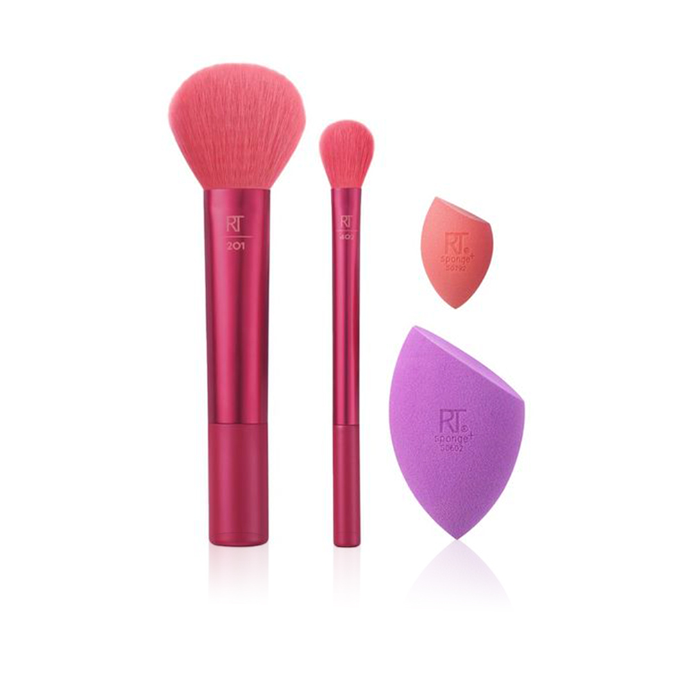 Here Comes The Glam Makeup Brushes & Sponges Set - 4 pcs