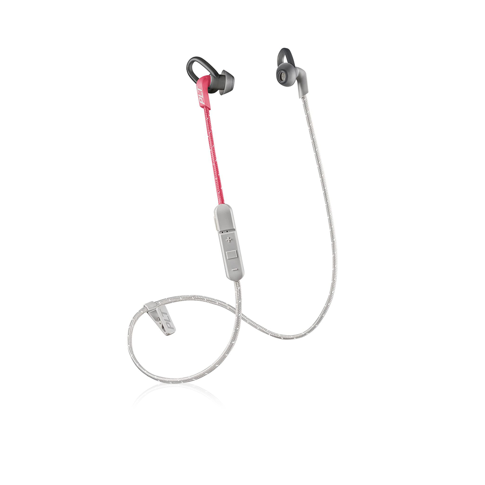 Backbeat Fit 300 Sweatproof Sport Wireless Earbuds - Grey/Coral