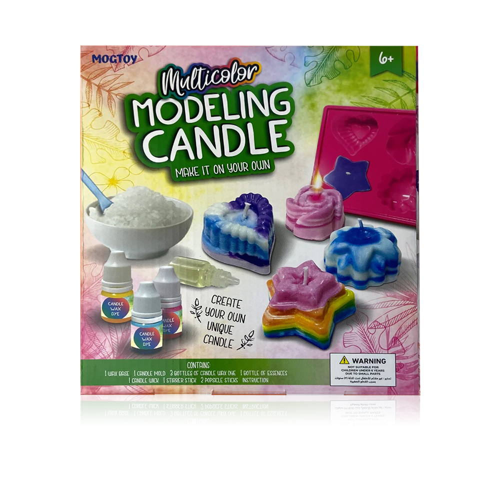 Multicolor Modeling Candle