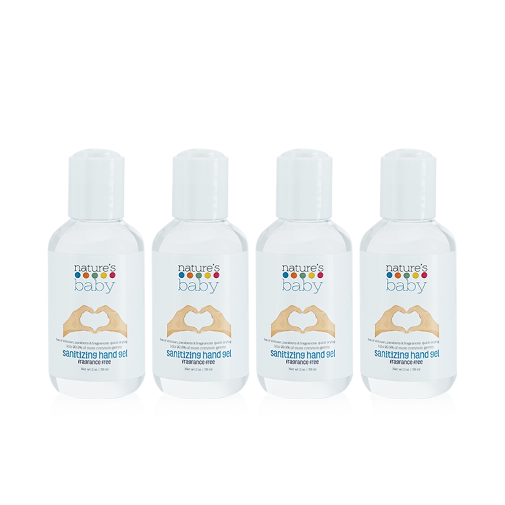 Pack of 4 Sanitizing Hand Gel -  Fragrance Free - 59 Ml