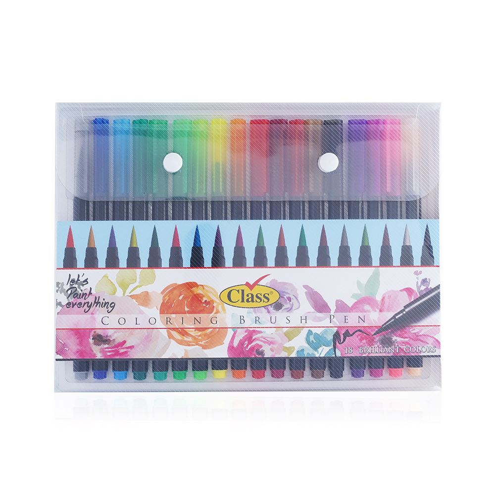 Brush Marker Colors - 18 Color
