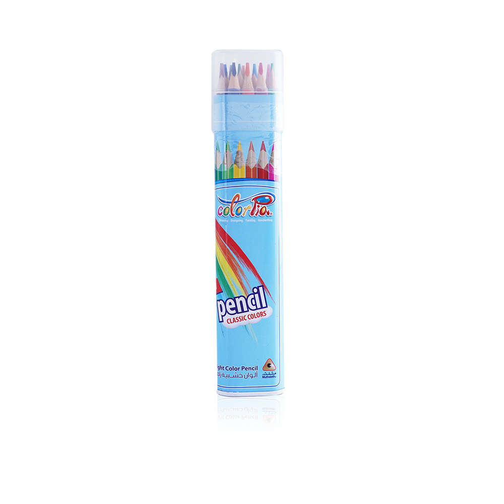Color Pencils Triangle Box  - 12 Color 