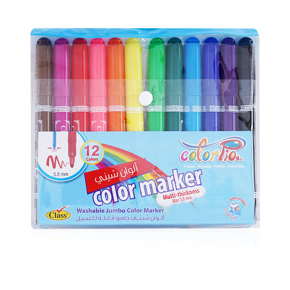 Jambo Shiny Colors Washable - 12 Colors