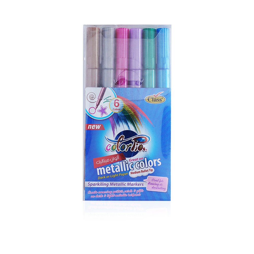 Shiny Metallic Colors - 6 Color