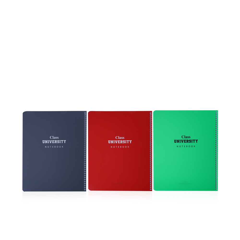 University A4 Spiral Note Book - 80 Sheets - 10 X 8 Random color