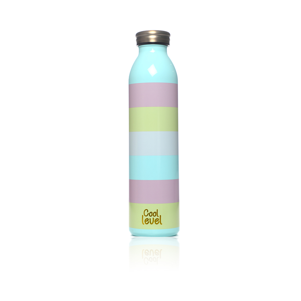 Vacuum Water Bottle 600ml - Baby Blue