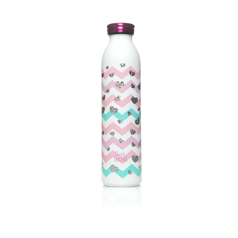 Vacuum Water Bottle 600ml - White