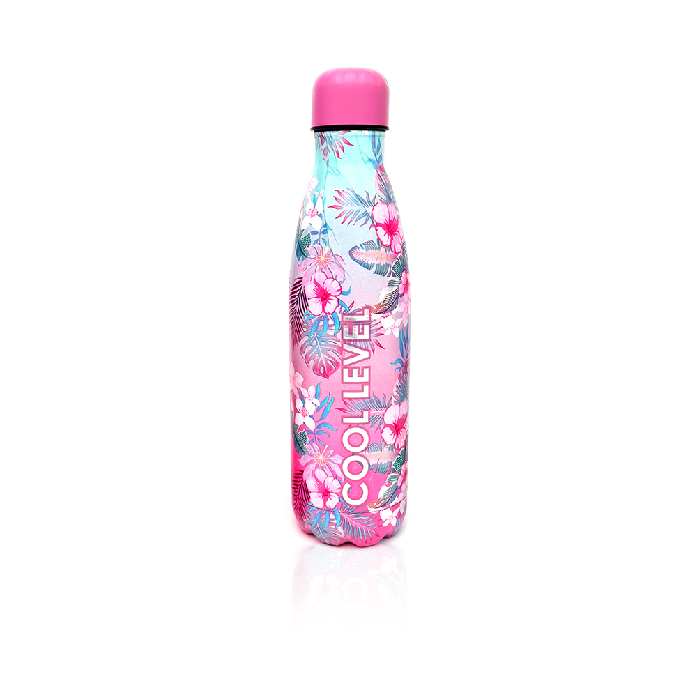 Summer Vacuum Water Bottle 500ml - Pink
