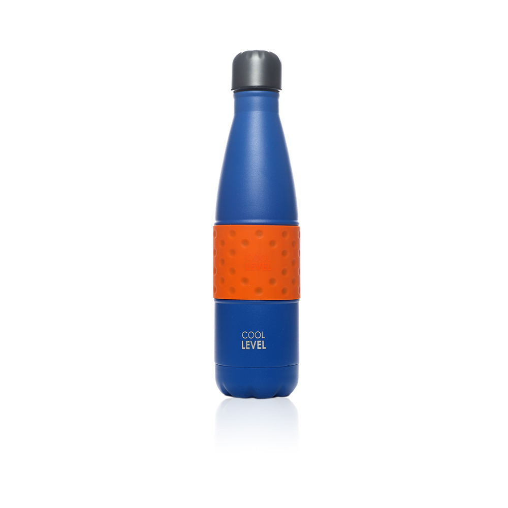 Vacuum Water Bottle 500ml - Blue-orange