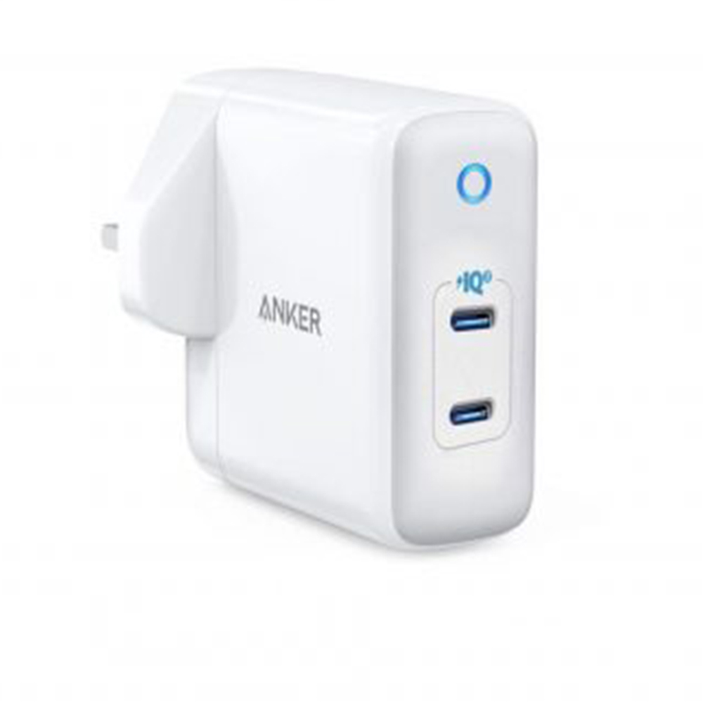 Powerport Iii 2-port Type-c Piq 3.0 Wall Charger 36w - White