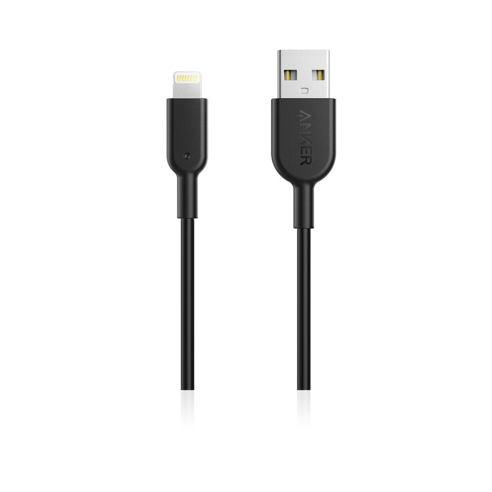 Powerline II Lightning - 1.8m/6ft -Black