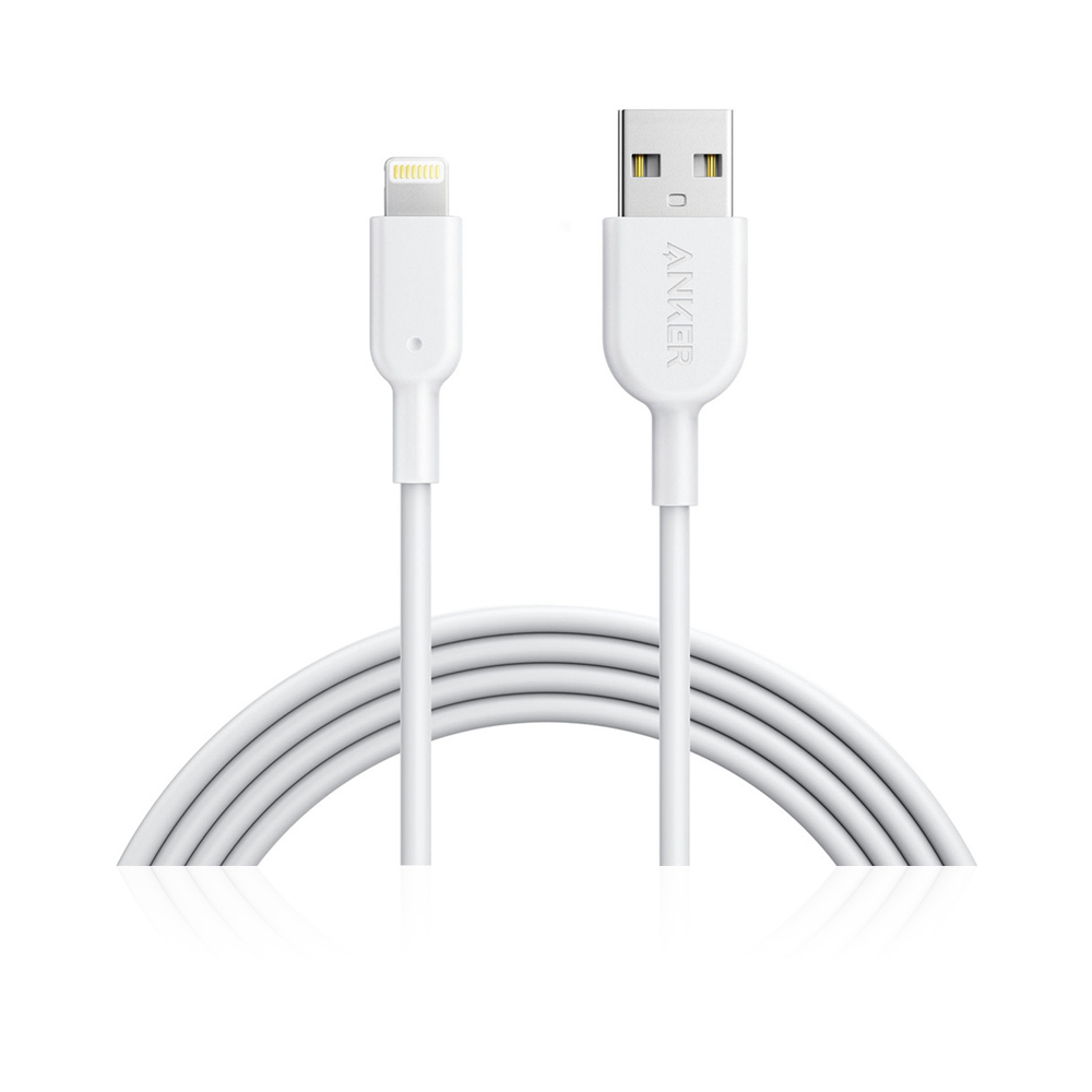 Powerline II Lightning - 1.8m/6ft - White