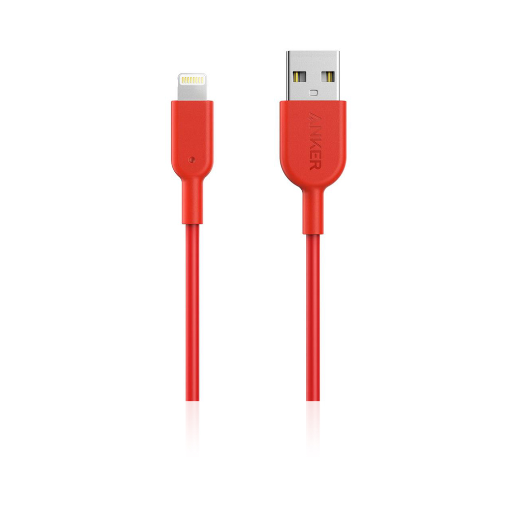 Powerline II Lightning - 1.8m/6ft - Red