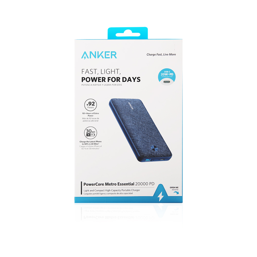 PowerCore Metro Essential 20000 PD 20W - Blue