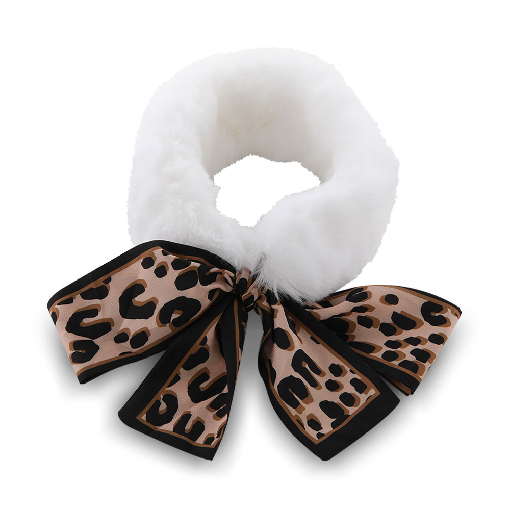 Fur Scarf - White