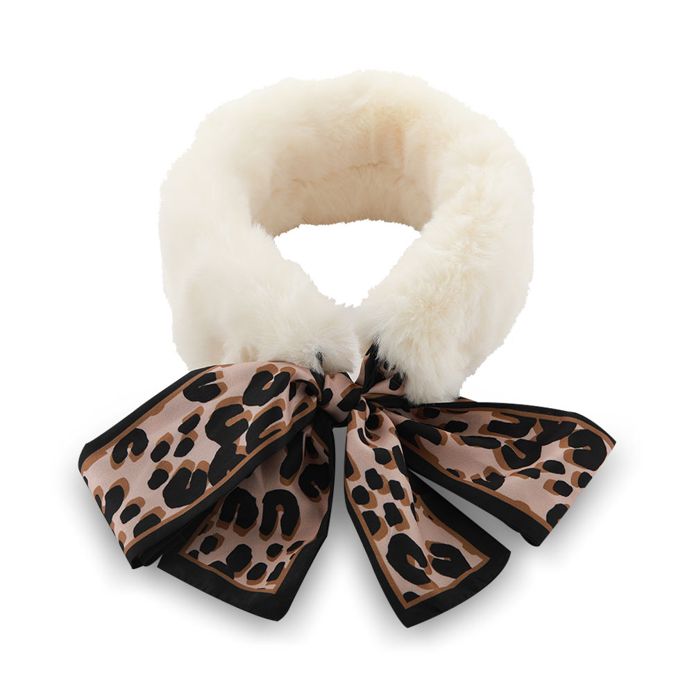 Fur Scarf - Ivory