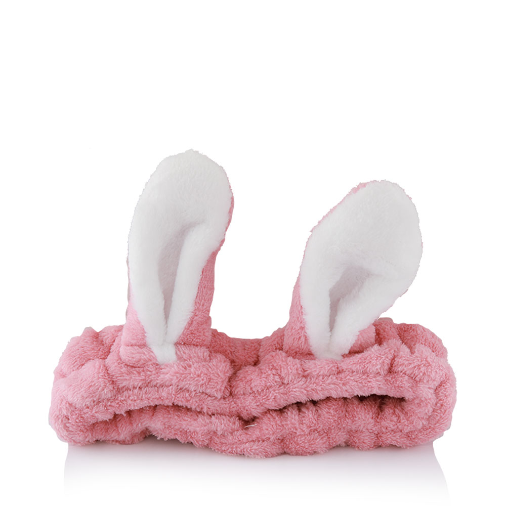 Super Cute! Bunny Ears Headband - Ballerina Pink With White Ears
