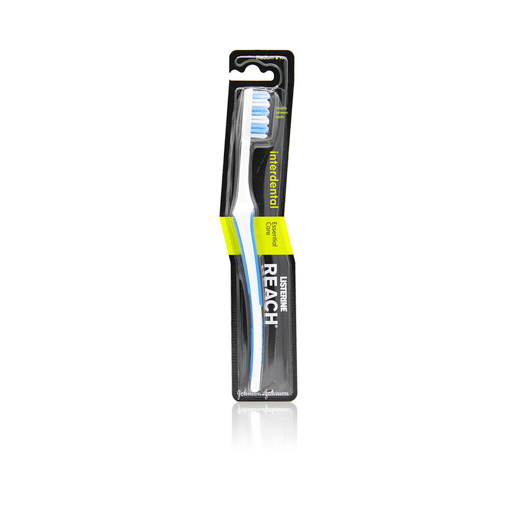 Reach Interdental Medium Toothbrush - White And Blue