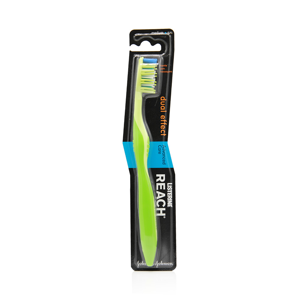 Reach Dual Effect Soft Toothbrush - Light Sky Green