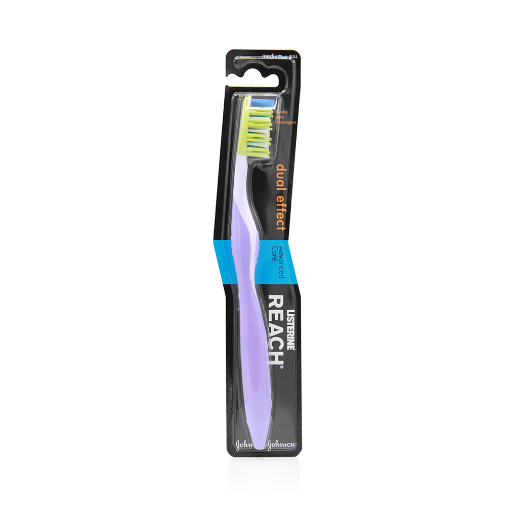 Reach Dual Effect Soft Toothbrush - Light Steel Blue