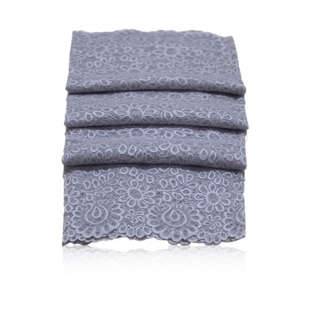 Full French Lace - Light Gray