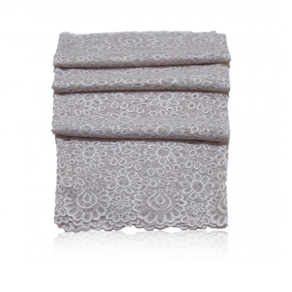 Full French Lace - Light Beige
