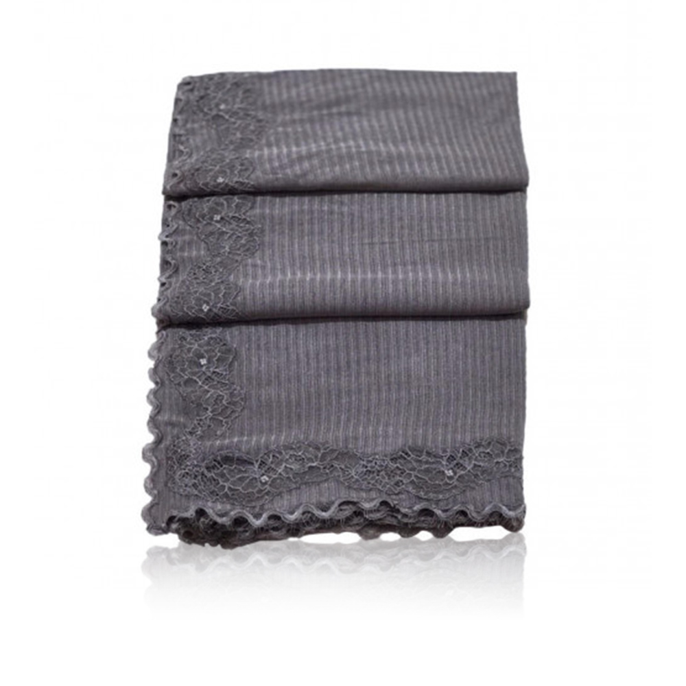 Bstin With Lace And Embroidery - Dark Pink