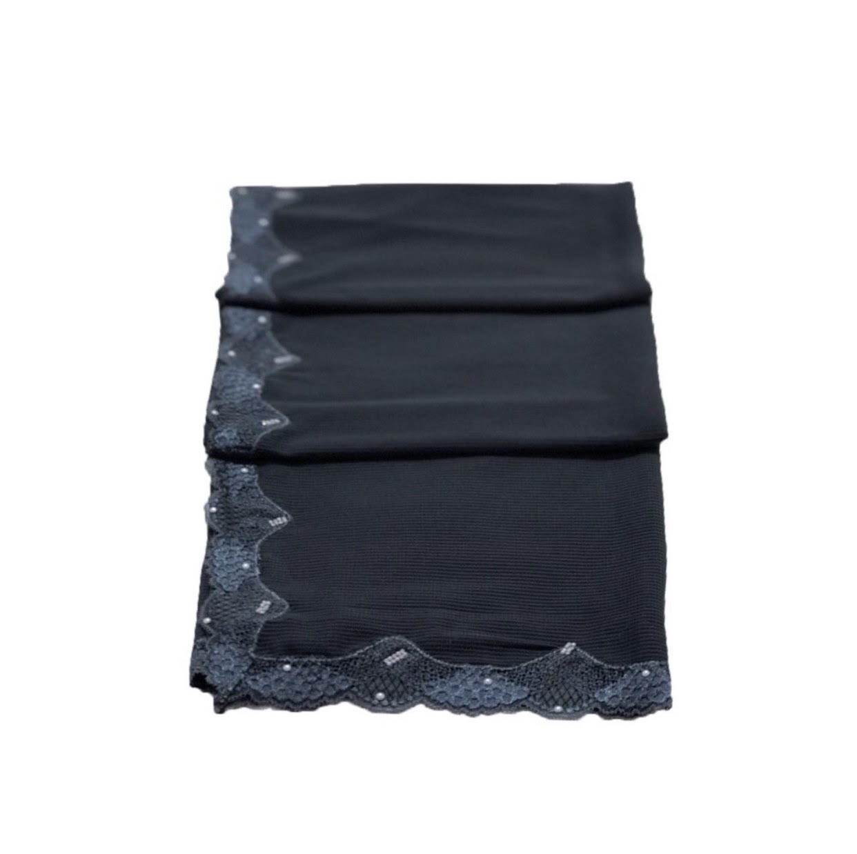 Turkish Gauze With Lace  - Green