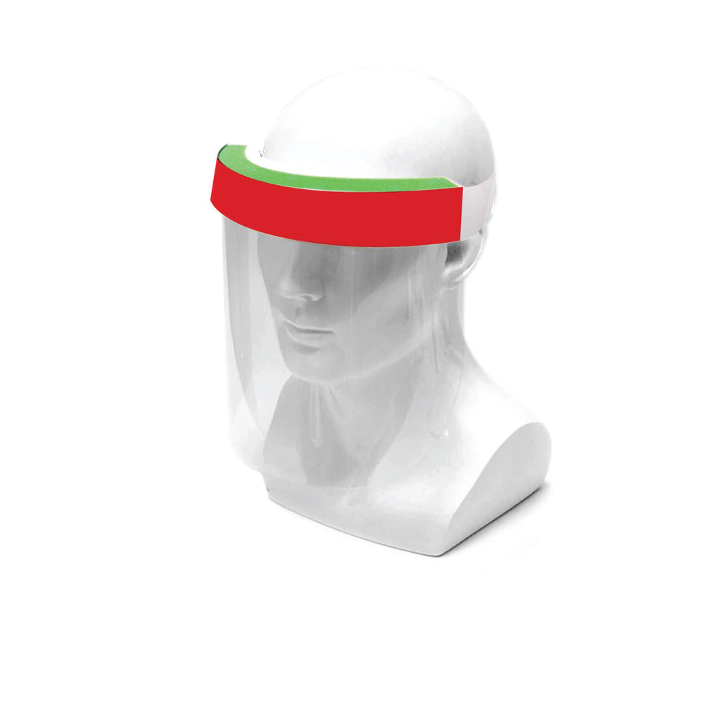 Protective Anti Splash Dust-proof Full Face Cover Mask With Velcro Tape - Red
