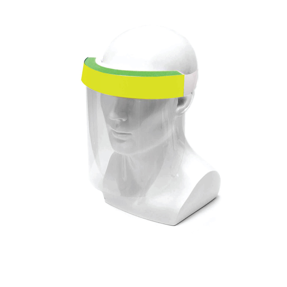 Protective Anti Splash Dust-proof Full Face Cover Mask With Velcro Tape - Yellow