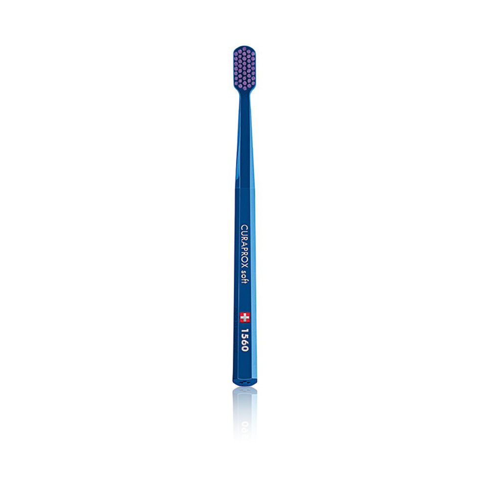 Cs 1560 Soft Toothbrush - Dark Blue Brush W/violet Head