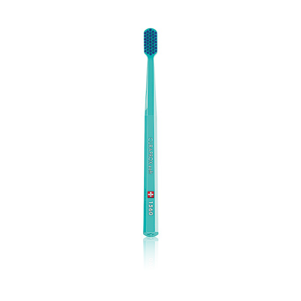 Cs 1560 Soft Toothbrush - Turquoise Brush W/blue Head