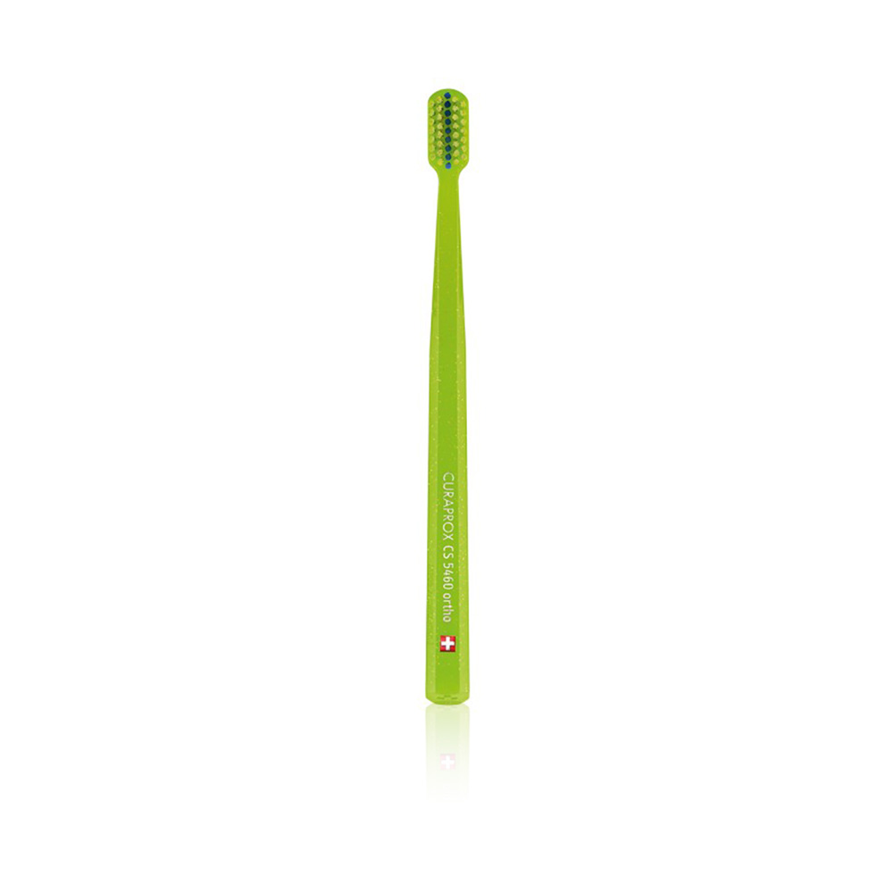 Cs 5460 Orthodontic Toothbrush - Green Brush W/green Head