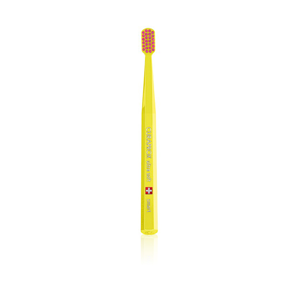 Cs 7600 Smart Ultra Soft Toothbrush - Yellow Brush W/pink Head