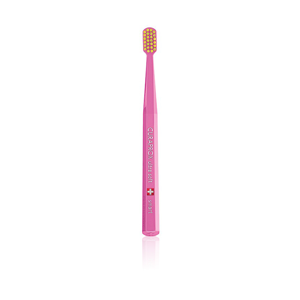Cs 7600 Smart Ultra Soft Toothbrush - Pink Brush W/lime Green Head