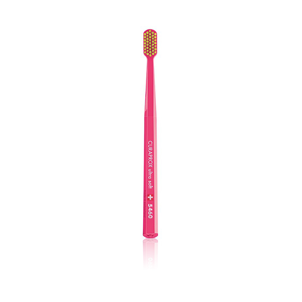 Cs 5460 Ultra Soft Toothbrush - Magenta Brush W/lime Green Head