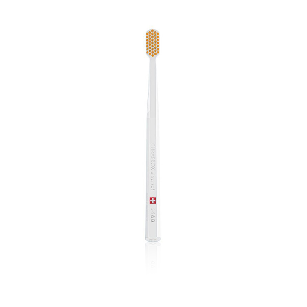 Cs 5460 Ultra Soft Toothbrush -  White Brush W/orange Head