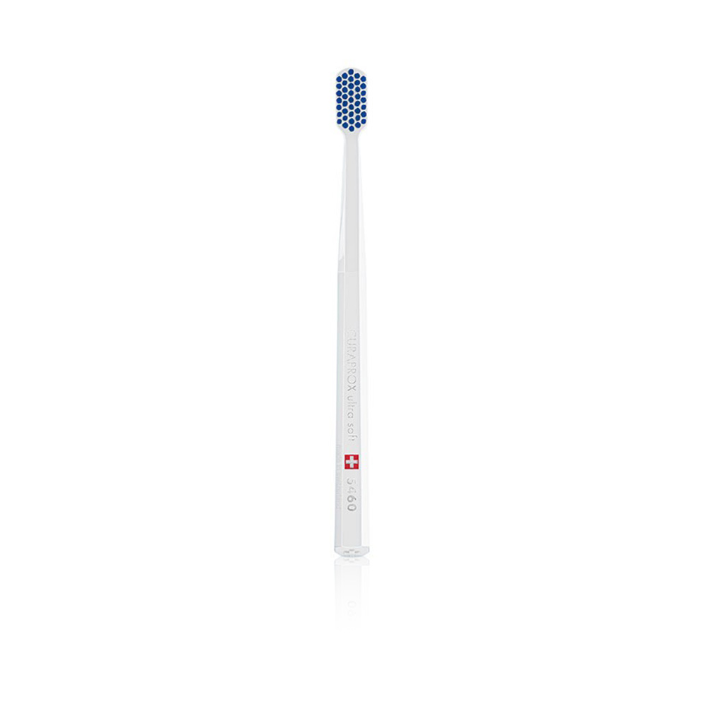 Cs 5460 Ultra Soft Toothbrush -  White Brush W/blue Head