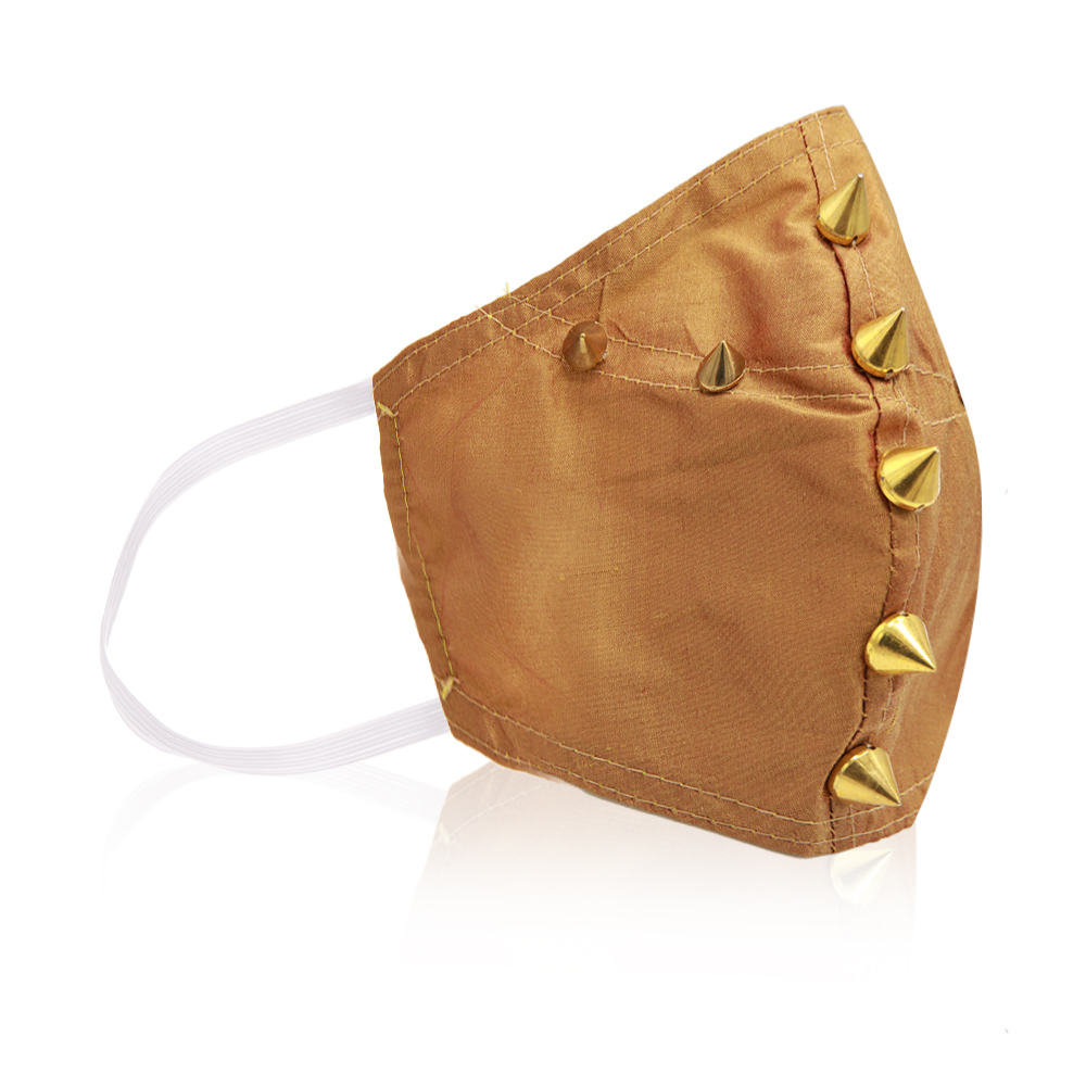 Stud Face Mask  - Gold