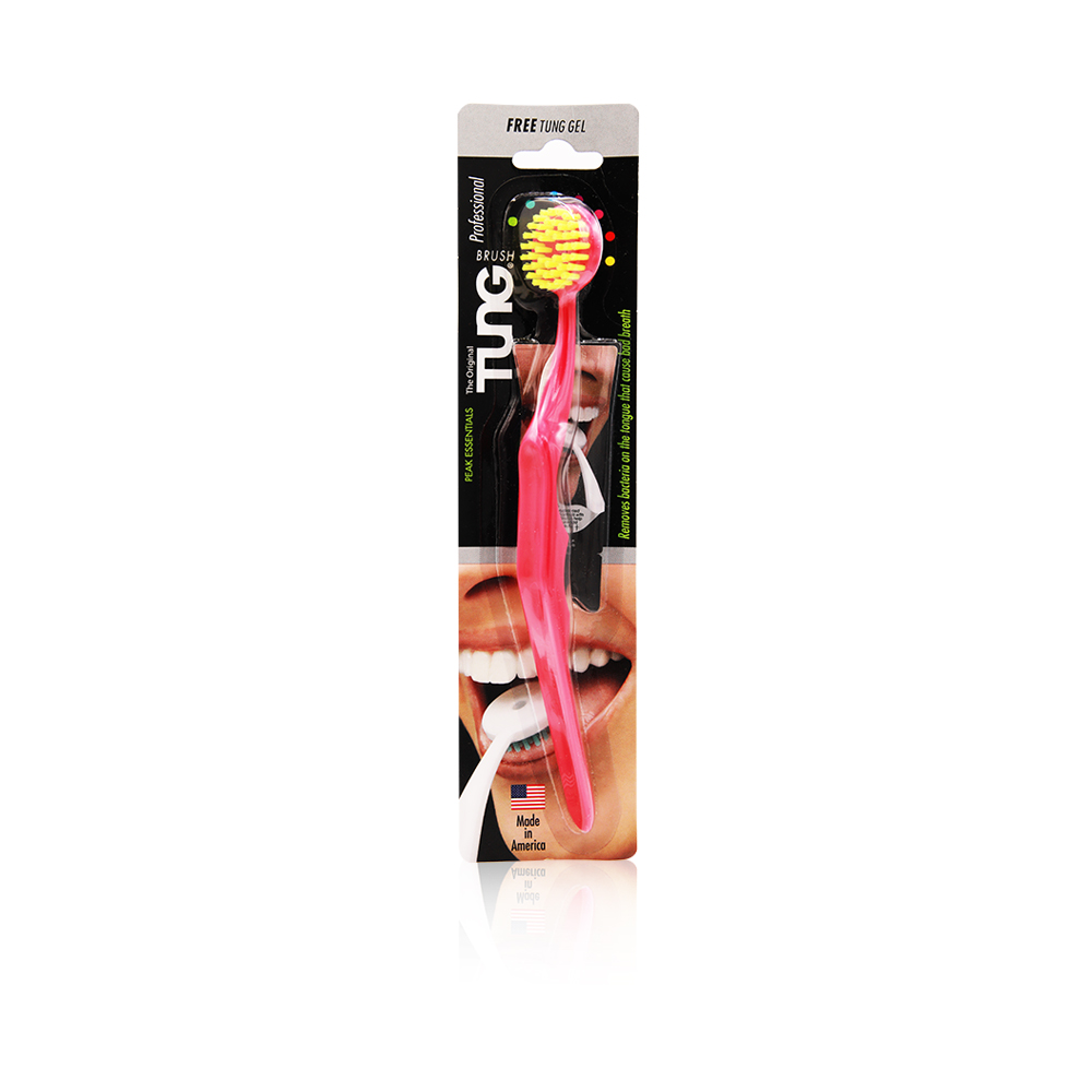 Tongue Brush Cleaner - Pink