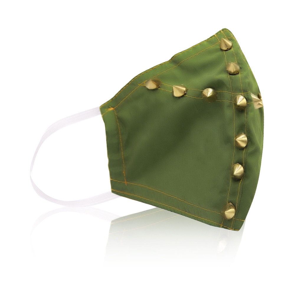 Face Mask - Green Stud