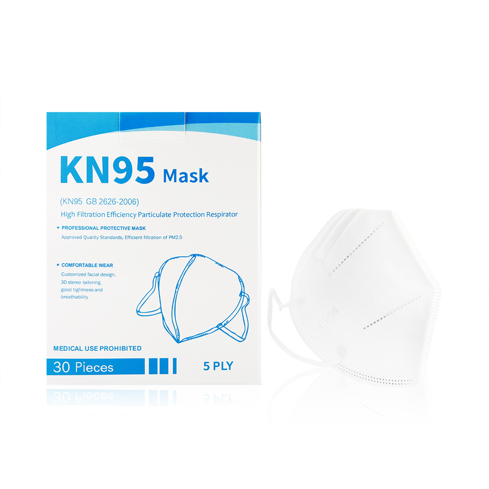 KN 95 GB 2626-2006 5 PLY Protective Face Mask Pack Of 30 Pcs