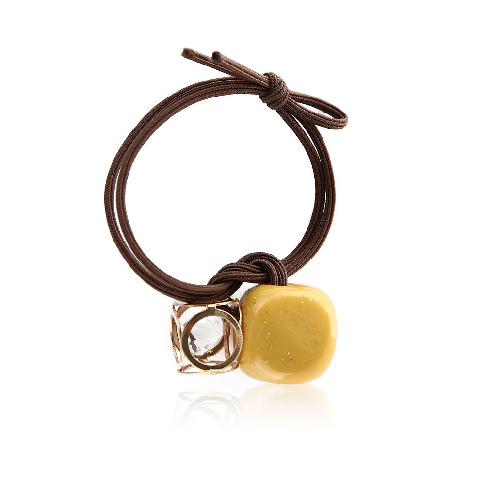 Rock Hair Tie - Yellow