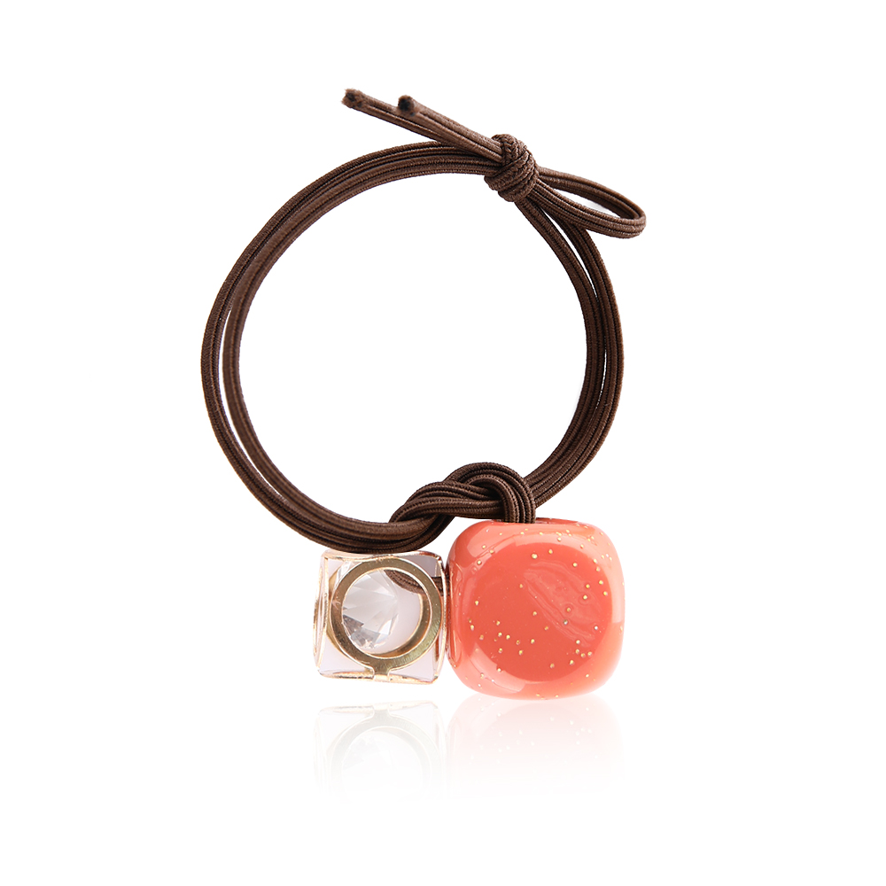 Rock Hair Tie - Pink
