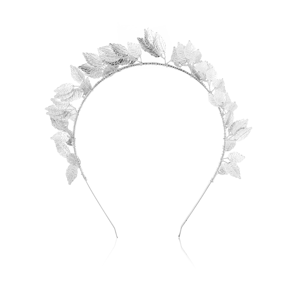 Leaf Head Band - Silver
