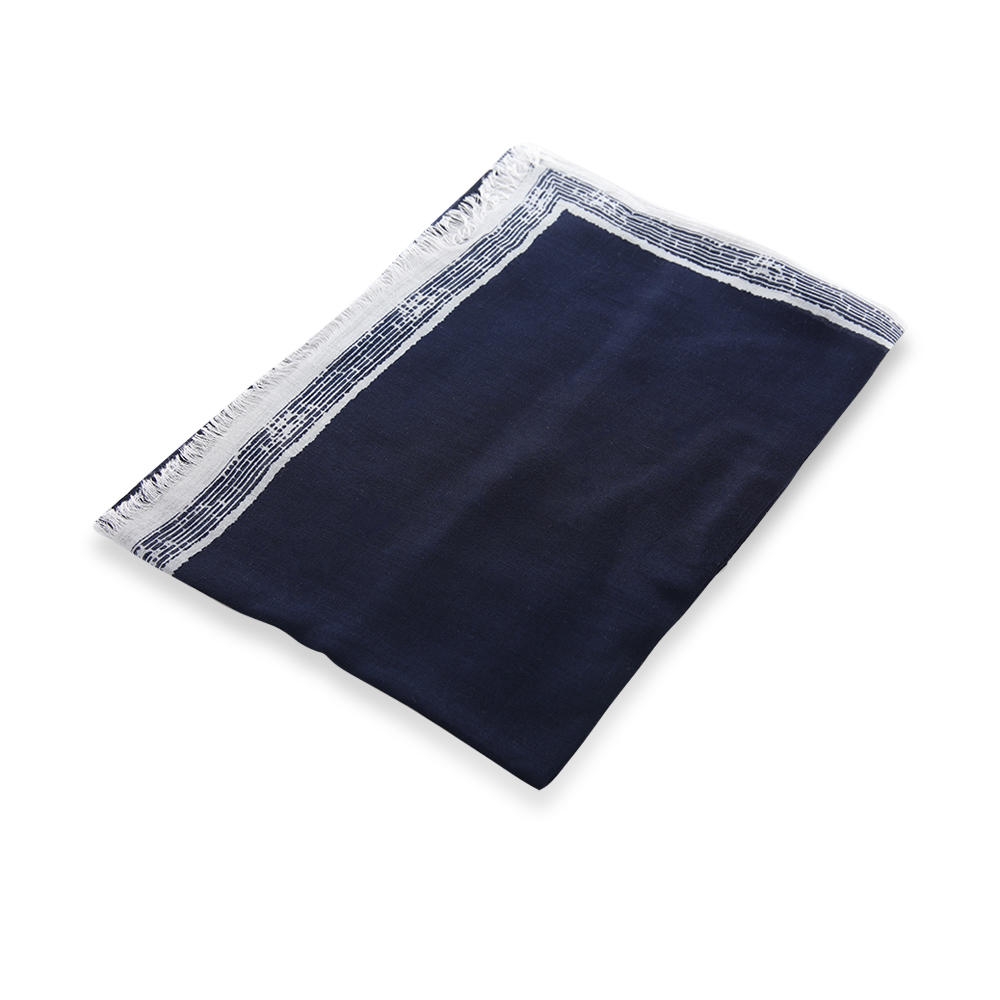 Kham Shal -  Navy With Gray - N 11