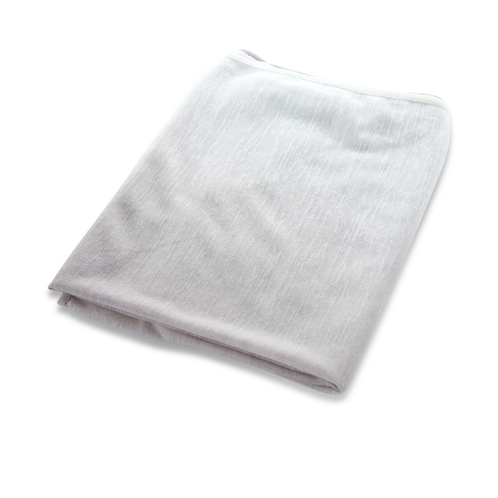 Japanese Gauze -  Off White With Light Gray - N 10